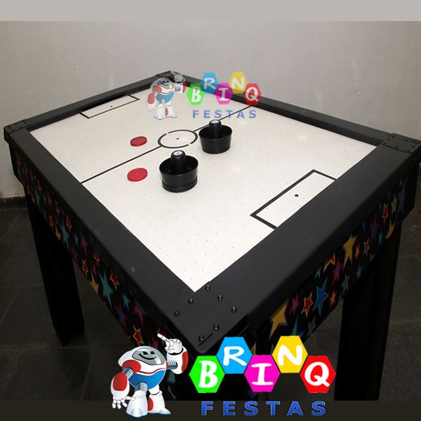 Locação de Aero Hockey Air Game Mesa De Aero Hockey Jogo Air Game