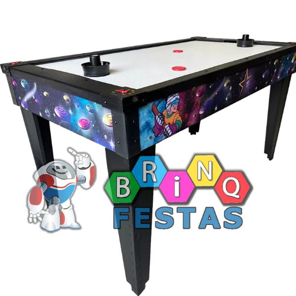 COMO FUNCIONA a mesa de air hockey ? 