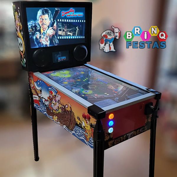 Multi pinball virtual 7  Brinquedos para casa de festa e buffet